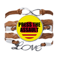 thumbnail image 1 of Game Dialogue Press The Assault Bracelet Chain Rope Ornament Wristband, 1 of 3
