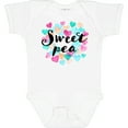 thumbnail image 3 of Inktastic Sweet Pea Hearts Boys or Girls Baby Bodysuit, 3 of 5