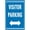 Warning Sign 1, variant on Visitors Please Use Front Door Sign - 8"x12" Retro Aluminum Tin Sign, Visitor Entrance Decor for Home Farm Bar Coffee Shop Club
