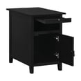 thumbnail image 3 of Powell Bryson Indoor Side Accent Table with Storage and Built-In USB Port, Black, 3 of 12