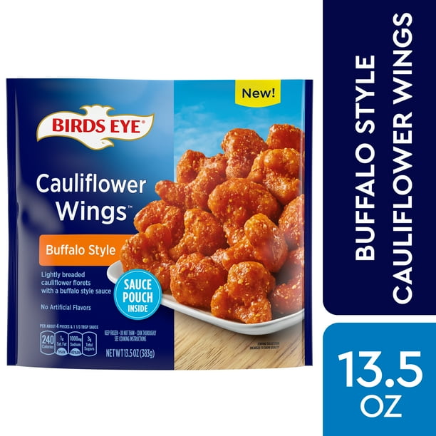 Birds Eye Buffalo Style Cauliflower Wings, Frozen Vegetable, 13.5 OZ