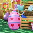 thumbnail image 4 of 4/3/2/1pcs 16 Inch Easter Eggs Inflatables Eggs Inflatable Outdoor Decorations Happy Easter Decorations Easter Blow Ups For Yard Patio Garden Celebration Holiday Party Decor, 4 of 6