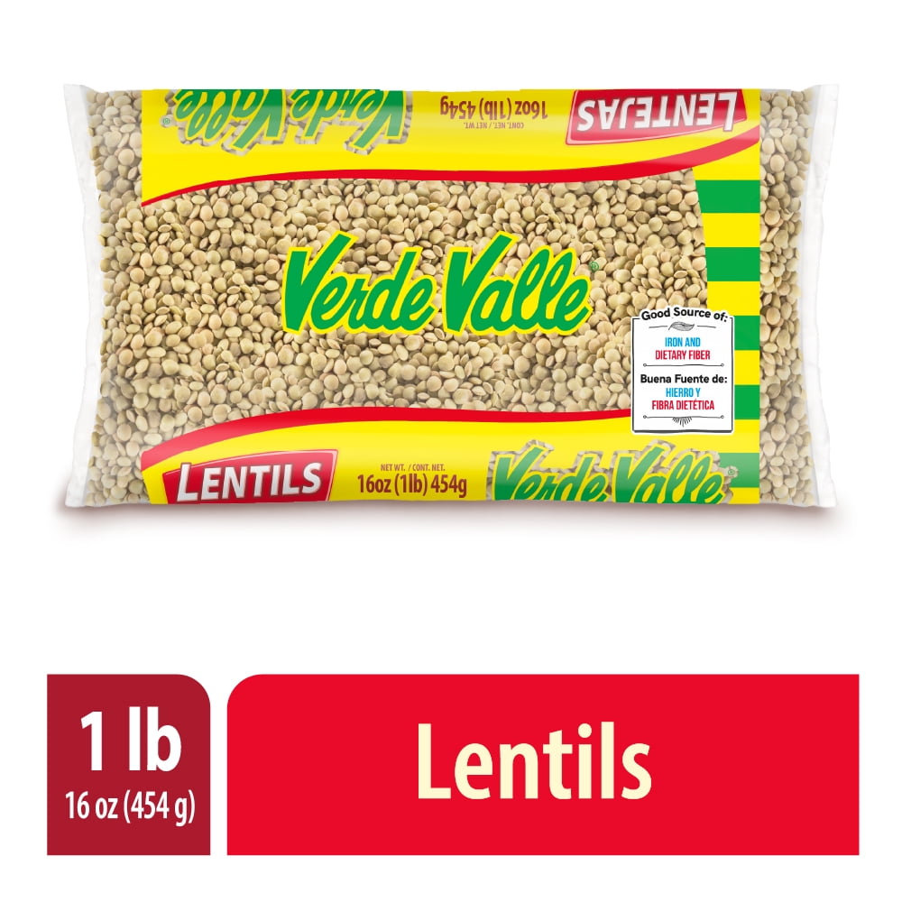 (21 pack) Verde Valle Foods Lentils, 15 oz