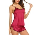 thumbnail image 2 of Winter Savings Clearance under 5.00! Lindreshi Lingerie Sets for Women 2pc Set Women Elegant Fashion Sexy Ice-Silk Lingerie Underwear Pajama Suit, 2 of 7