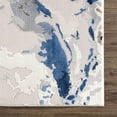 thumbnail image 4 of Abani Regal Collection Elegant Modern 7'9" x 10'2" Grey Blue Area Rug, 4 of 5