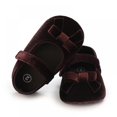 thumbnail image 4 of POINTERTECK Ballerines Mary Jane pour Bébés Filles avec Nœud Antidérapantes Premiers Pas pour Tout-Petits Chaussures de Robe de Princesse, 4 of 7