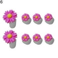 thumbnail image 6 of Opolski Pack Of 8 Flower Round Heart Silicone Toe Separators Divider Spacers Nail Art Tool, 6 of 8