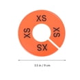 thumbnail image 2 of WRITWAA 10Pcs Closet Size Dividers for Racks Orange Plastic Saving Sorting Time, 2 of 5