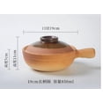 thumbnail image 1 of EASTIN Traditional Clay Pot Chinese Clay Cooking Pot with Lid Single Handle Rice Porridge Stews Pot for Stovetop Cooking Use Traditional Casserole, 1 of 5