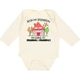 thumbnail image 3 of Inktastic Book My Reservation I'm Going to Grandma and Grandpa's Boys or Girls Long Sleeve Baby Bodysuit, 3 of 5