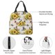thumbnail image 4 of Fotbe Bird Sunflowers Bolsa Térmica con Estampado y Forro de Aluminio Grueso Bolsa de Almuerzo con Bolsillo Frontal para Hombres y Mujeres, Ideal para Trabajo, Escuela, 4 of 8