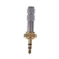 thumbnail image 1 of Destyer Sleek and Sturdy 5mm Screw Lock Stereo Male Plug for Crystal Clear Sound silver 1Set, 1 of 6