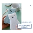 thumbnail image 3 of Naiovety Esponja con forma de gato bonita de 4 piezas, esponja de 3 capas con absorción de agua para lavar platos, paño de cocina antiarañazos, Cocina y Comedor Naiovety HA018347-00, 3 of 5