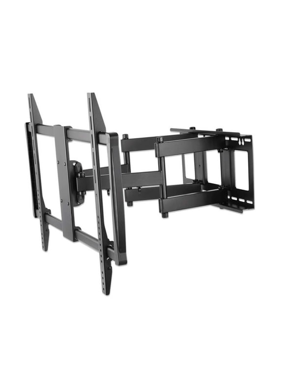 Manhattan Universal LCD Full-Motion Large-Screen Wall Mount, 100" maximum screen size, 176 lbs. load carrying capacity, tilt, swivel and level, black