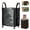 Black, variant on Large Waterproof Moving Bag with Wheels, Heavy Duty Rolling Storage Tote, For Moving, Camping and Household Storage
