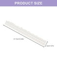 thumbnail image 5 of JZROCKER Irregular Jagged Ruler Metal Paper Tearing Ruler Craft Ruler 12Inch Deckle Edged Ruler Measuring Ruler for Card Making, 5 of 9