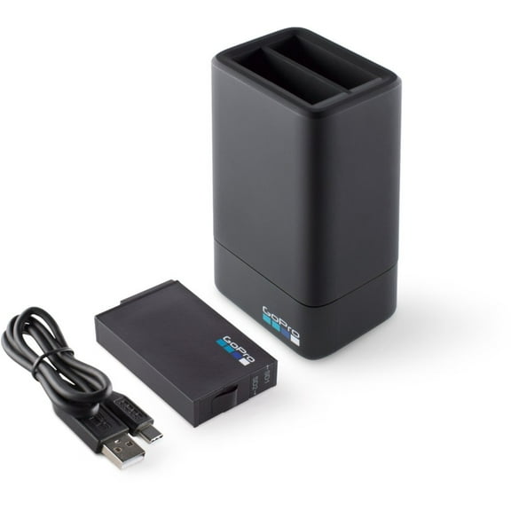 GoPro Fusion Dual Battery Charger with Spare Battery - Black