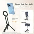 thumbnail image 3 of fastboy Mini Tripod Strong Magnetic Mount For Quick Phone Handling Dual-sided Magnetic black, 3 of 6