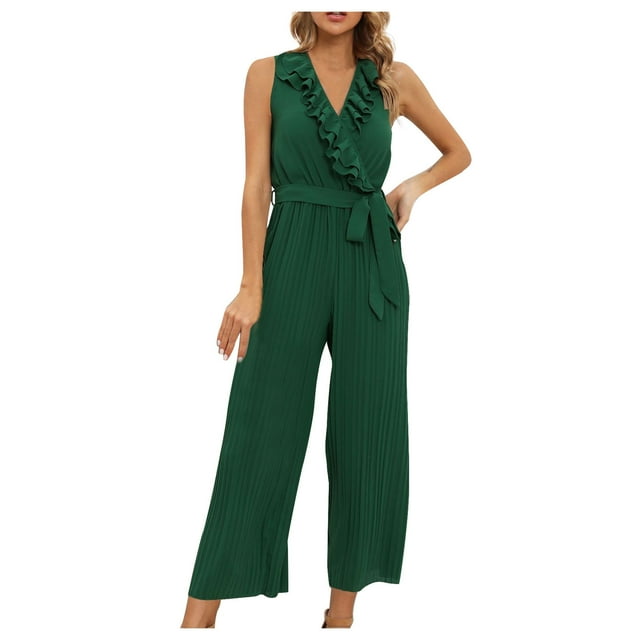 EQWLJWE Robes d'Été pour Femmes 2023 Robes avec Manches Robe Plissée Confortable Élégante Slim Couleur Unie en Chiffon