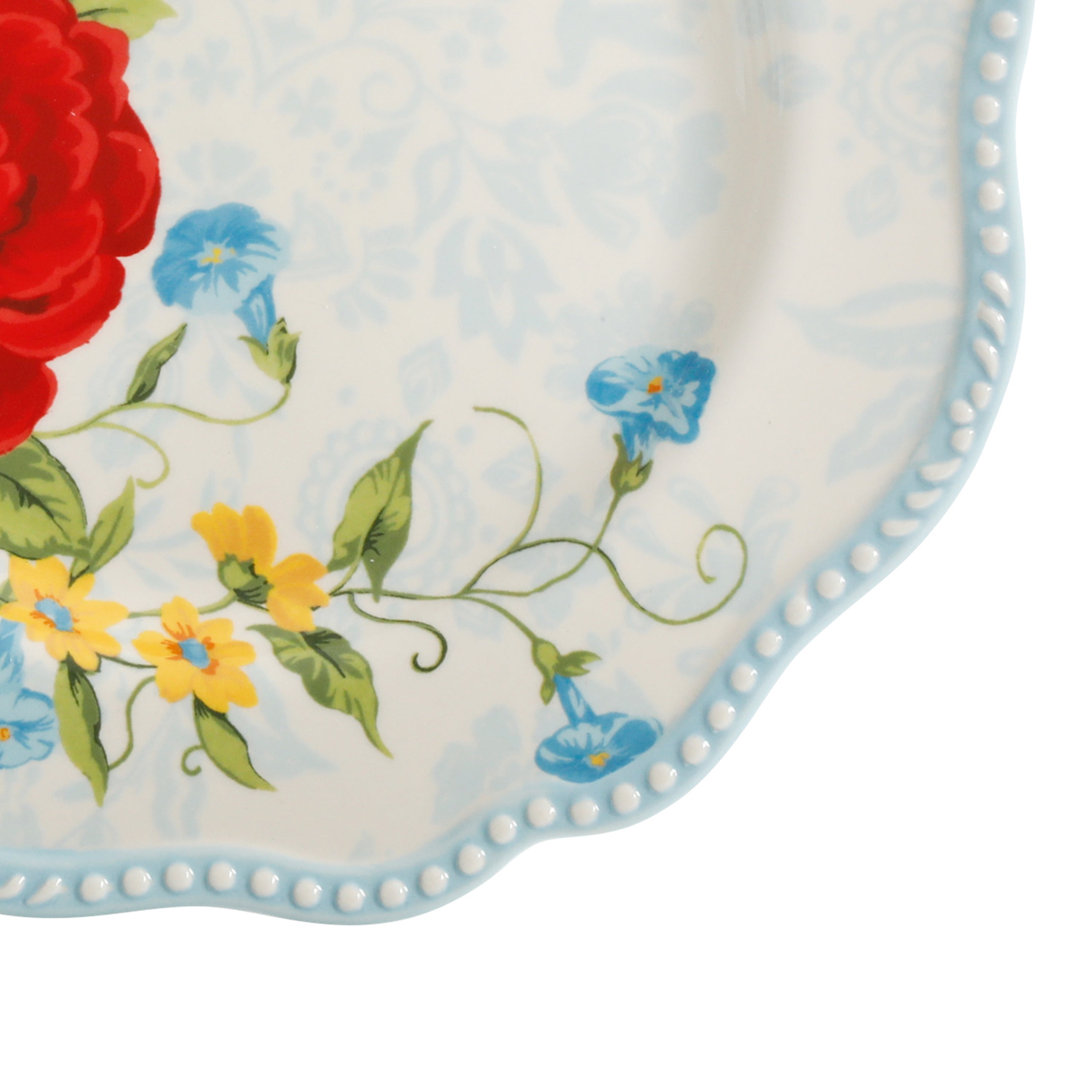 The Pioneer Woman Sweet Rose Ceramic 8.75" Salad Plate