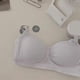 thumbnail image 4 of Women's Bras Push Up Bra Wireless Bra Brassieres Full Coverage Bra Underwear Bralette White 75AB, 4 of 4