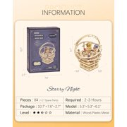 3D Puzzles for Adults-Starry Night Music Box Kit-Wooden Puzzles Science Gifts for Adults-Gifts for Teenage Boys Girls