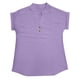 thumbnail image 4 of Camiseta sin mangas plisada con cuello en V para mujer: blusa holgada con dobladillo curvo, camisa informal para todas las estaciones, tallas S-XXL, 4 of 4