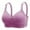 Purple, variant on Women Lace Bras Plus Size Wireless Seamless without Steel Ring Push Up Full Coverage Everyday Underwear Bra,Purple,38 C