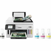 Canon MAXIFY GX6120 Wireless MegaTank Duplex All-in-One Inkjet Color Printer, White