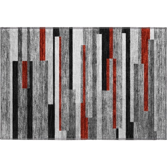 Dalyn Rugs Premium Machine Washable Mayfield AMF956 Gray 1'8" x 2'6" Rug