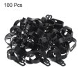 thumbnail image 3 of ERDS-R-Type Cable Clamps, 30mm 1.18 Inch Cable Clip Cable Organizer Cord Clips Black for Wire Management, Pack of 100, 3 of 4