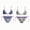 AA01_Army Green, variant on Triangle Bikini Set for Women Swimsuit Print Tie Smocked Ruched Two Piece Floral Printed Bathing Suit Purple S