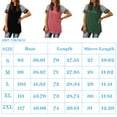 thumbnail image 3 of SWQZVT Leopard Print Tops for Women Short Sleeve Crewneck Tunic Color Block workout Tshirts shirts tops Pink L, 3 of 7