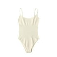 thumbnail image 5 of Bodysuit for Women Tummy Control Shapewear Seamless Sculpting Thong Body Shaper Tank Top, 5 of 5