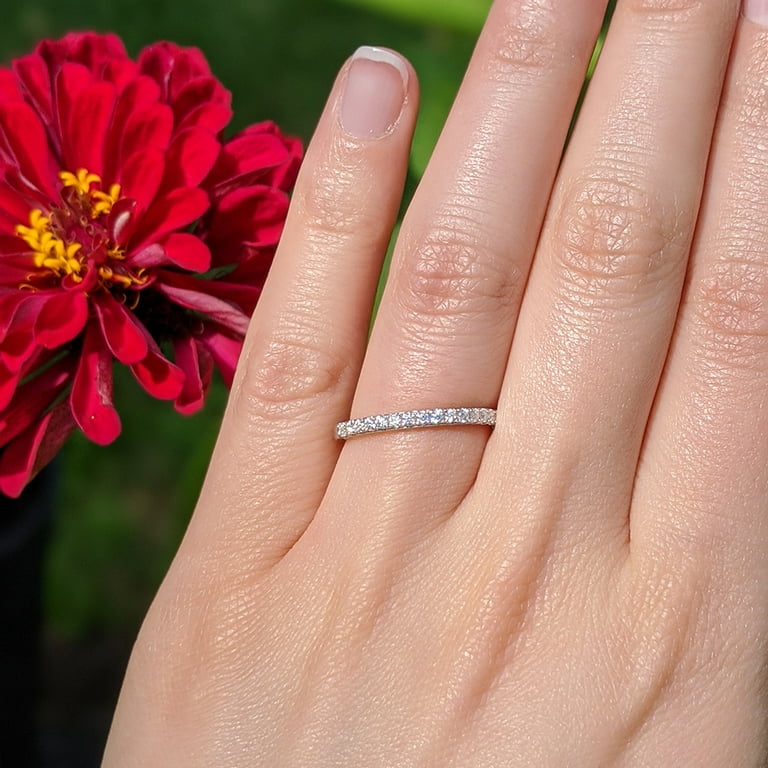 Platinum plated wedding band outlet