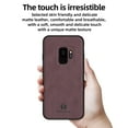 thumbnail image 3 of Nalacover Case for Samsung S9 Plus,Slim Luxury Premium PU Leather Non-Slip Grip Shockproof Bumper Anti-Scratch [ with Tempered Glass Screen Protector ] Cases for Samsung Galaxy S9 Plus, Wine Red, 3 of 8