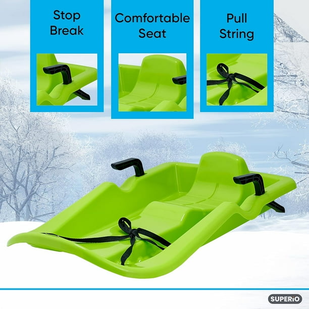 Superio Long Sled with Breaks