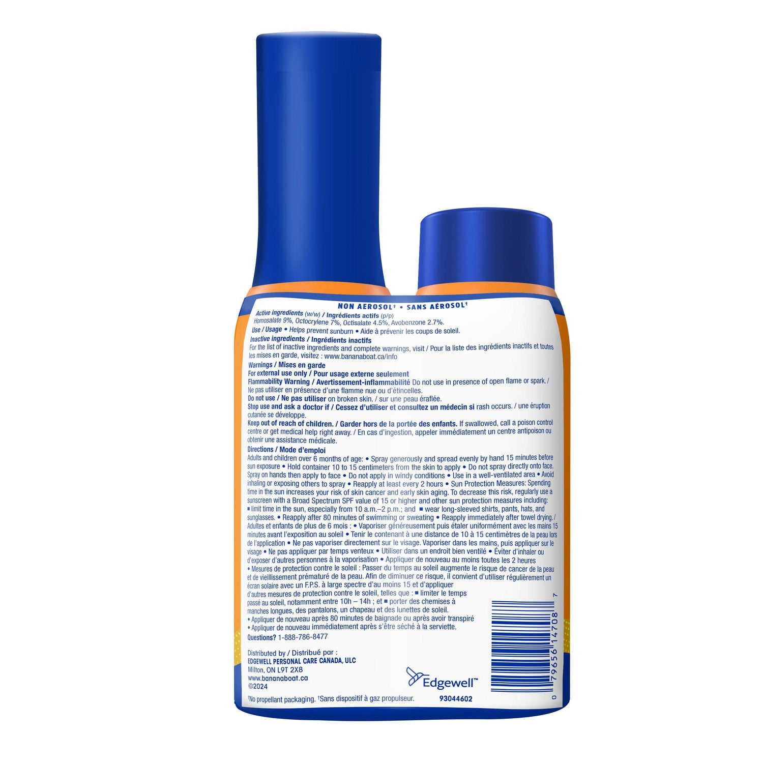 Trousse de départ d’écran solaire à FPS 50+ Ultra Sport SmartMistMC de Banana BoatMD, 2 x 170 mL