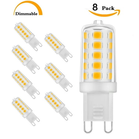 Unilamp G9 Led Light Bulbs 5w 40w Halogen Equivalent 450lm Warm Unilamp G9 Led Light Bulbs 5w 40w Halogen Equivalent 450lm Warm