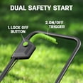 thumbnail image 6 of Steelite 2x21V 13" Cordless Lawn Mower,Electric Lawn Mowers with Brushless Motor for Garden/Yard/Farm, Lightweight with 8-Gallon Grass Bag,5 Heights Adjustment, 2*4.0Ah Battery & Charger Included, 6 of 7