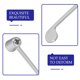 thumbnail image 3 of unbranded Manija Universal Para Lavabo Y Bañera De Aleación De Zinc Resistente A Corrosión Plateada, 3 of 8