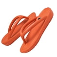thumbnail image 4 of Chanclas de punta abierta para mujer, playa, piscina, fiesta, zapatillas casuales, sandalias planas de PVC antideslizantes 1 par Vogacara AP1245-04, 4 of 7