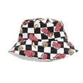 thumbnail image 3 of Disney Cars Lightning McQueen Romper and Bucket Sun Hat Newborn to Infant, 3 of 5