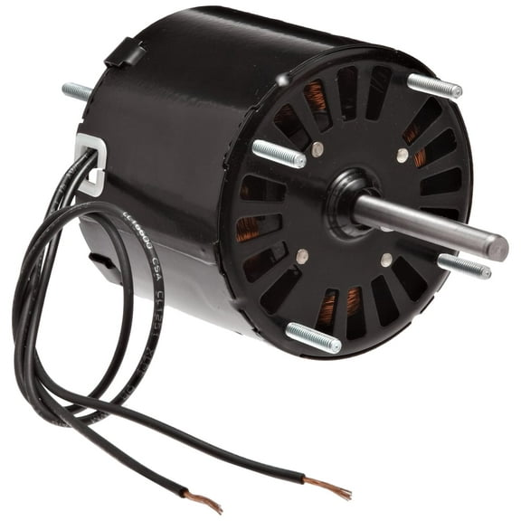 Fasco D189 3.3" Frame Open Ventilated Shaded Pole General Purpose Motor with Sleeve Bearing, 1/20HP, 1500rpm, 230V, 60Hz, 0.9 amps, CCW Rotation
