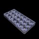 thumbnail image 2 of Matsuzay Molde de chocolate transparente Molde de caramelo Molde de decoración de postres de plástico para hornear Dulces de galletas de Herramientas y accesorios para hornear No.08, 2 of 6
