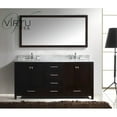 thumbnail image 1 of Virtu Caroline Avenue 73'' Double Bathroom Vanity Set with Mirror, 1 of 3