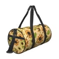 thumbnail image 4 of Sigee Sunflowers Printed Multi-compartment Sports Gym Bag for Men and Women Large Capacity Travel Bag, Overnight Bag, 4 of 8