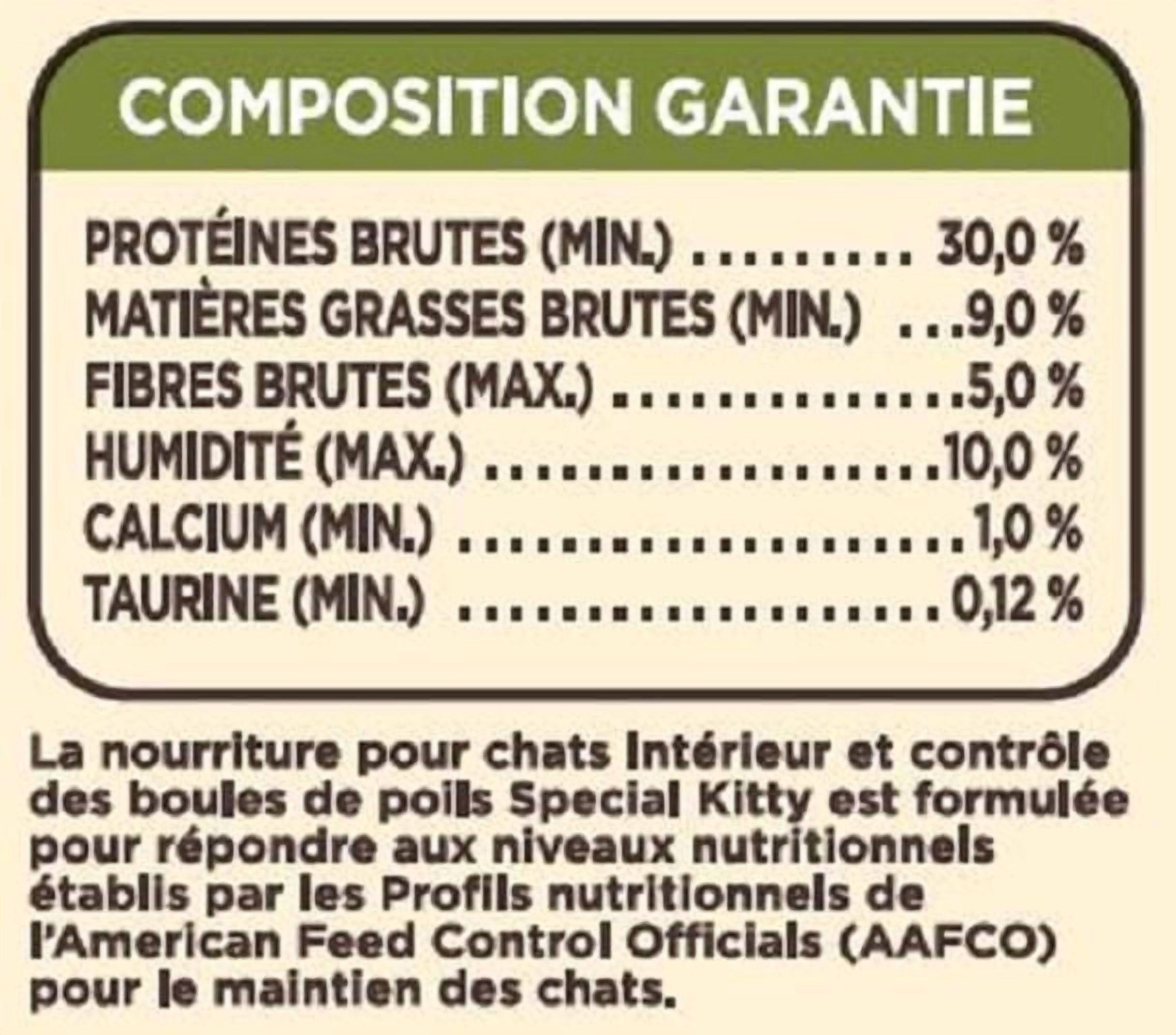 Special Kitty Indoor & Hairball Control Dry Cat Food 3.2kg