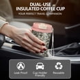 thumbnail image 5 of 18oz Double Drinking Coffee Mug – Vacuum Insulated Stainless Steel Travel Cup with Leakproof Lid, 316 Steel Thermos Tumbler for Hot & Cold Beverages, 5 of 7