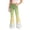 Light Yellow, variant on Kcolen Girls Elastic Waist Flare Pants,Gradient Color Flare Long Pants, Casual Mid Waist Bell Bottom Trousers for Daily School Preppy Clothes,Pink,15-16 Years